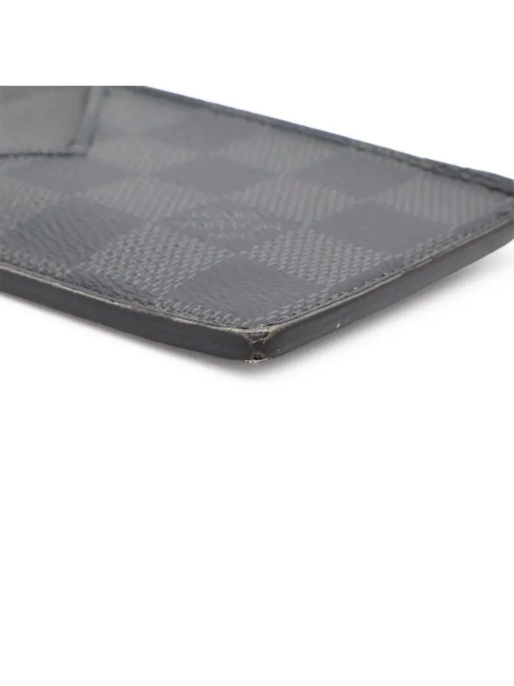 Louis Vuitton Damier Graphite Coin Card Holder Purse Case